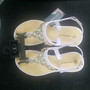 Purple Sparkly Womens Sandals